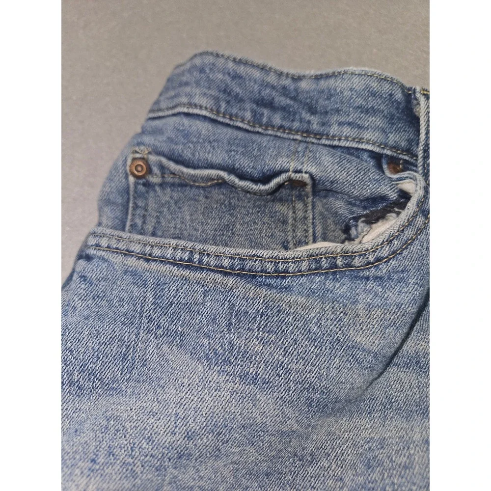 Wrangler Performance Series Straight Leg Jeans Light Wash Blue Sz 36x32